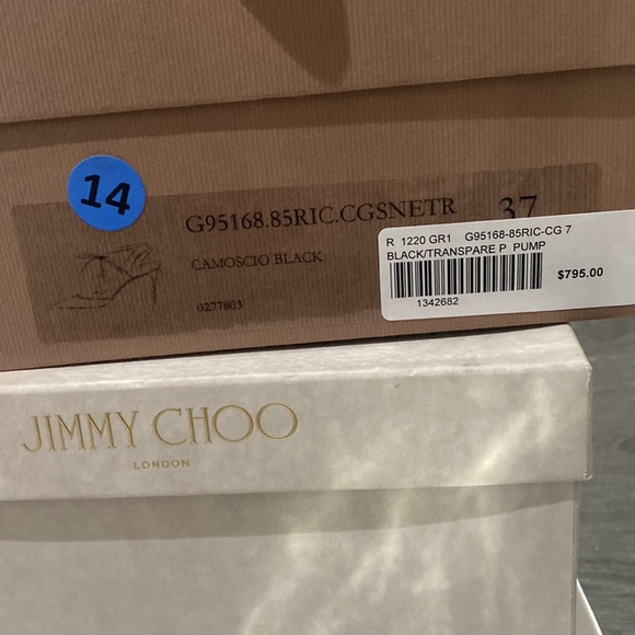 Gianvito Rossi Black/Transpare High Heels EU37 - Picture 7 of 7